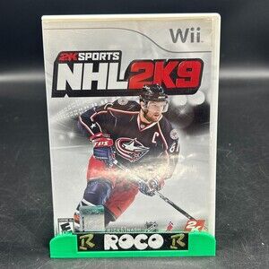 NHL 2K9 (Nintendo Wii, 2008) 2K Sports Hockey Rick Nash Complete W/ Manual